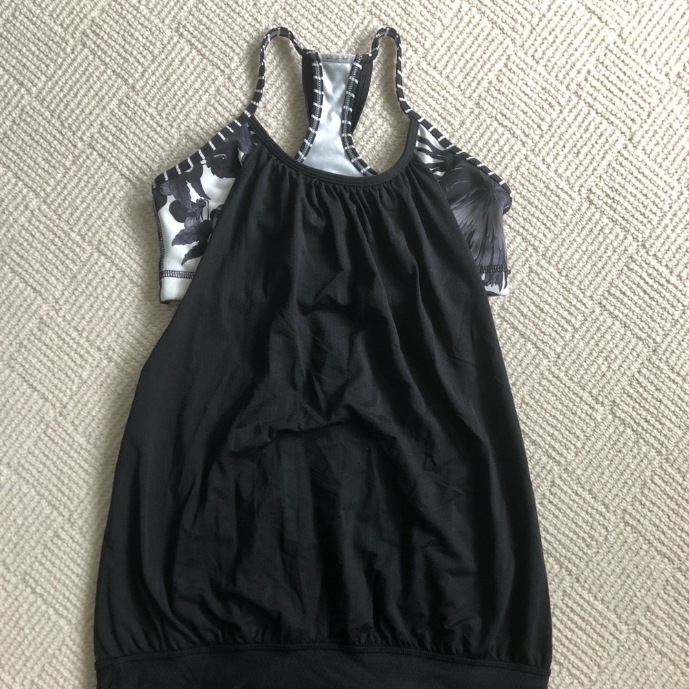 Lululemon Black No Limits Tank